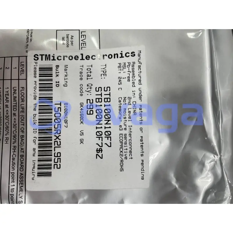 STB100N10F7 TO-263-3,D2PAK(2Leads+Tab),TO-263AB