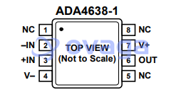 ADA4638-1ARZ  pin out