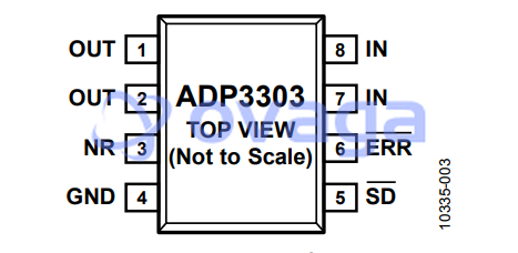 ADP3303ARZ-3.3  pin out